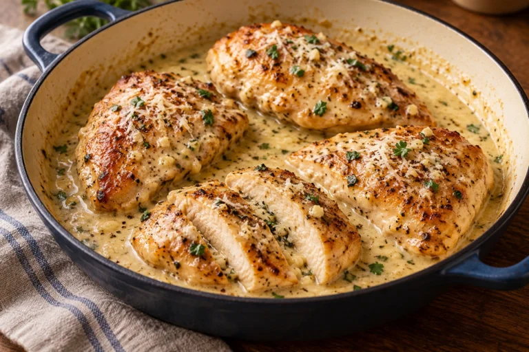 Creamy garlic chicken