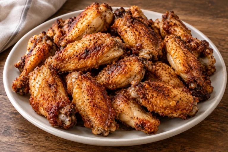 Crispy air fryer chicken wings