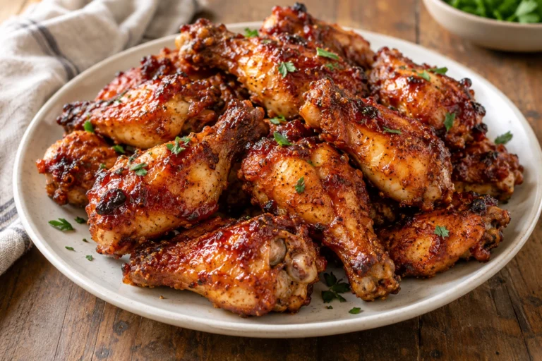 Crispy BBQ chicken drumettes