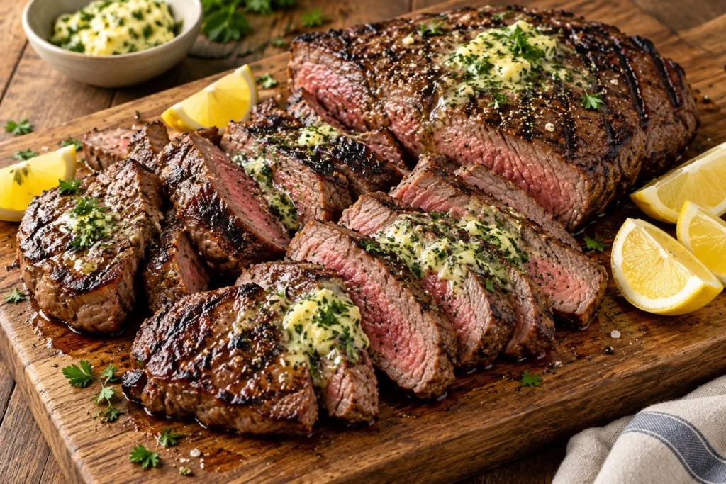 Family BBQ rump steak