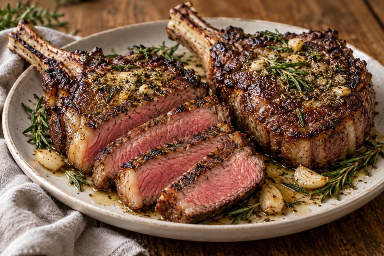 Reverse-seared cattleman cutlet