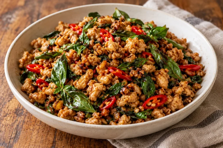 Thai basil chicken