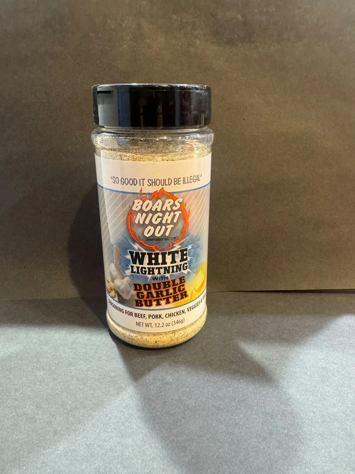 Boars Night Out White Lightning Double Garlic Butter Seasoning 346g