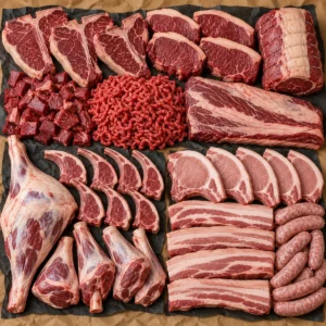 Angus Pack 45kg: 1/8 Angus Cow, 1/2 Lamb and 10kg Free-Range Pork
