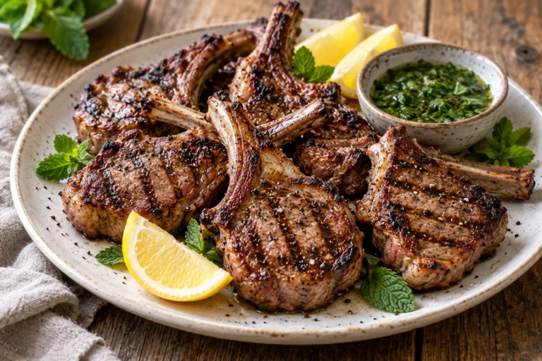 Aussie BBQ lamb chops