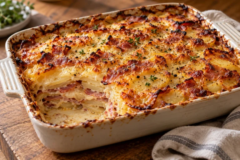 Bacon and potato bake