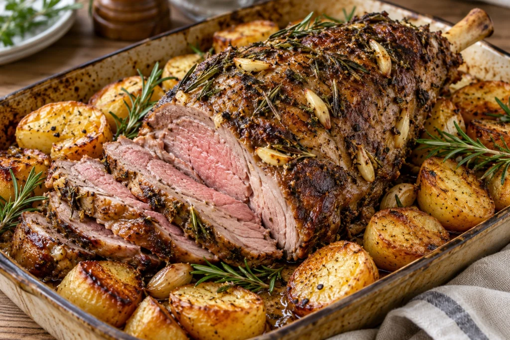 Classic roast lamb