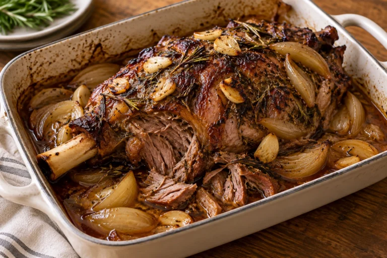 Four-hour lamb shoulder