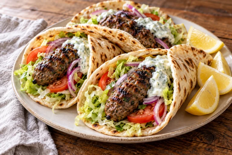 Lamb kofta flatbreads